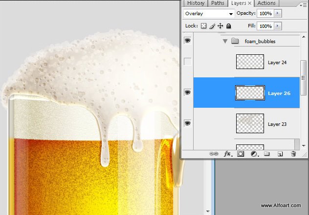 Shiny Cold Beer Glass Illustration with colorfull liquid inside and splashing effect.Create realistic glossy glass with liquid in them, make reflections and shadows